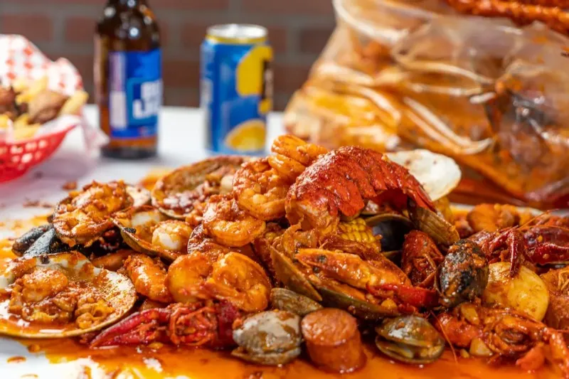 Signature dish at Crabby Crabby