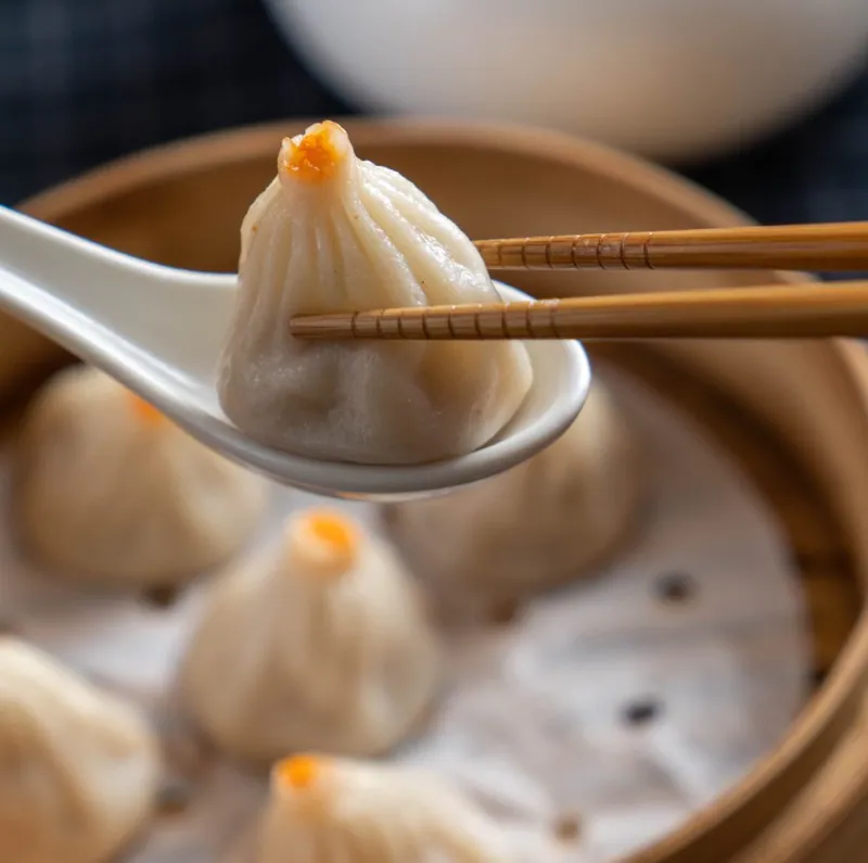 Signature dish at Dumpling Depot