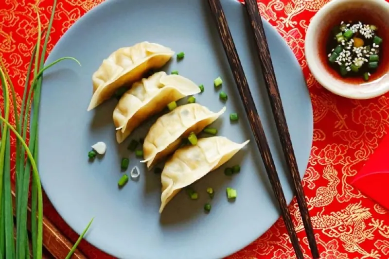 Signature dish at Dumpling Empire